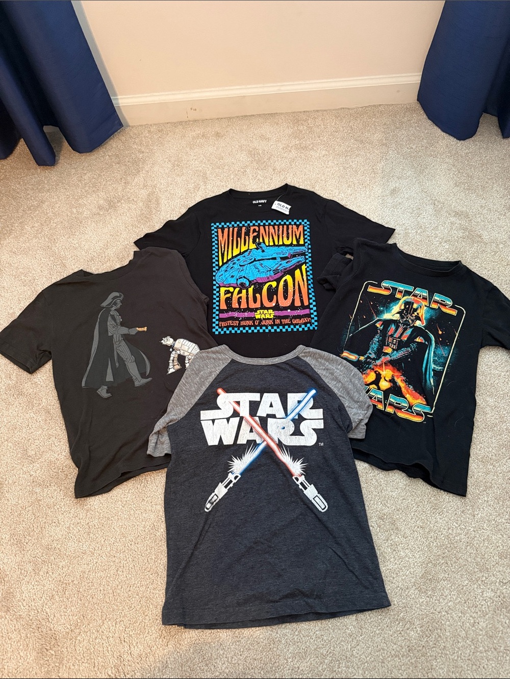 Star Wars Kids Black & Gray Graphic Tee - Pack Highlight